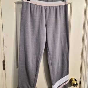 Athletic Works Kids' Gray Joggers with Pink Trim